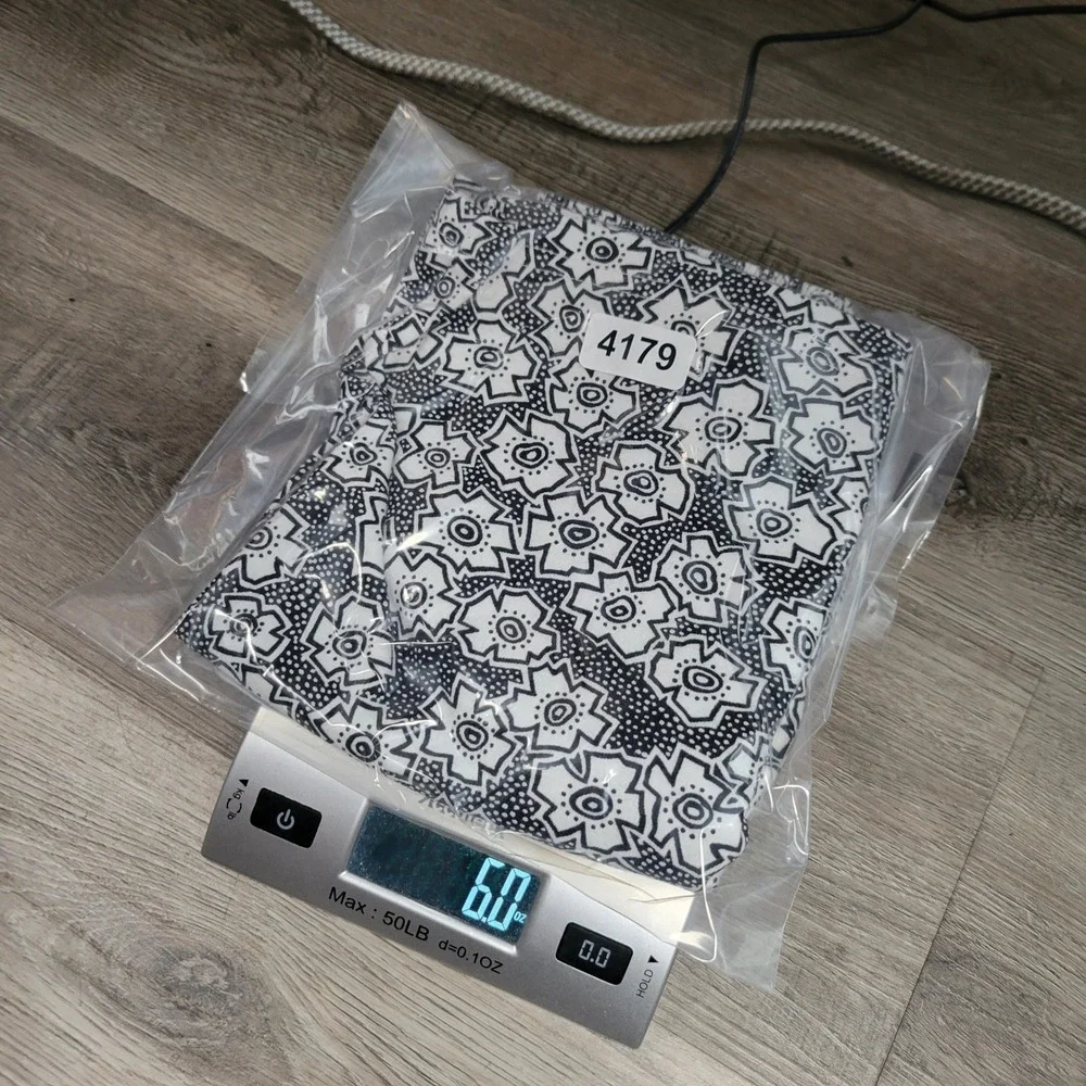 Hang Ten Geometric Floral Shorts Women Large Black White Vintage Elastic Waist - Picture 11 of 11